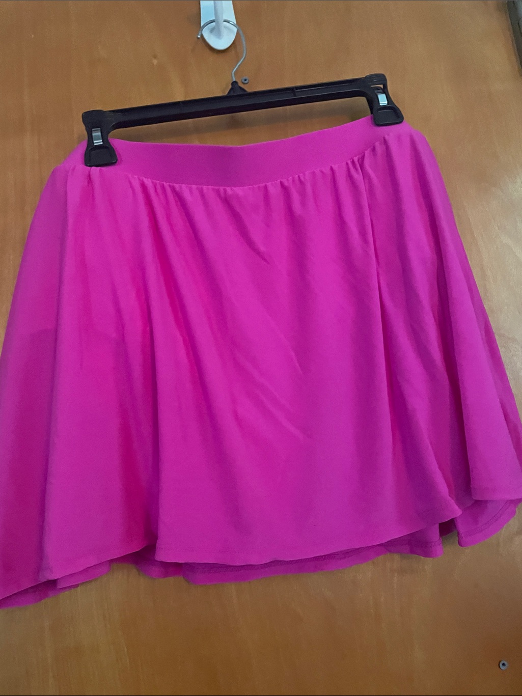 Jcpenney Hot Pink Women's Swim Skirt With Elastic Waist